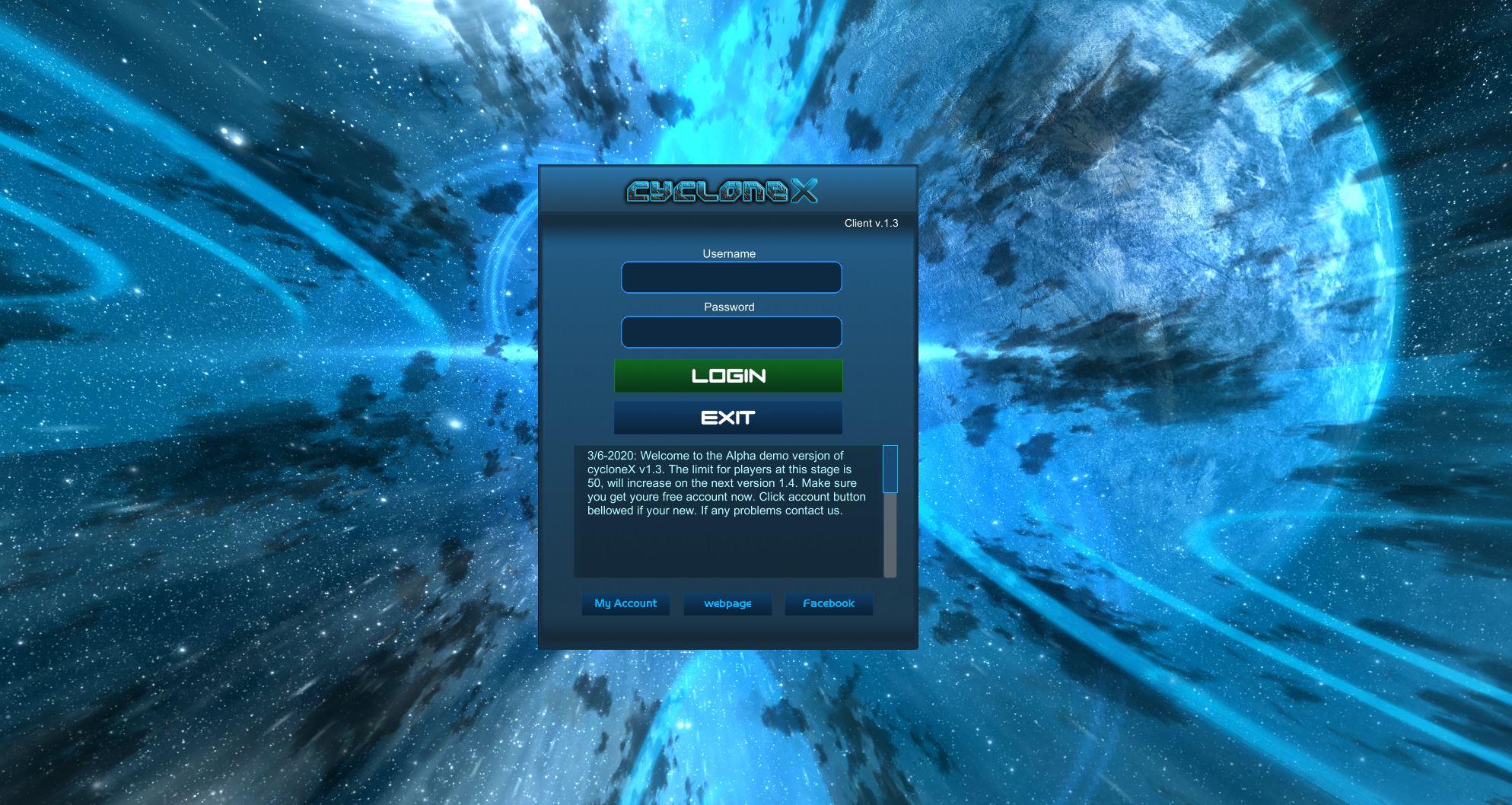 Play for free get your account